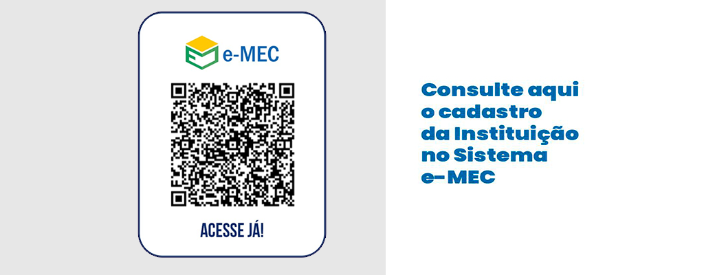 QR code para o cadastro da instituição no Sistema e-MEC